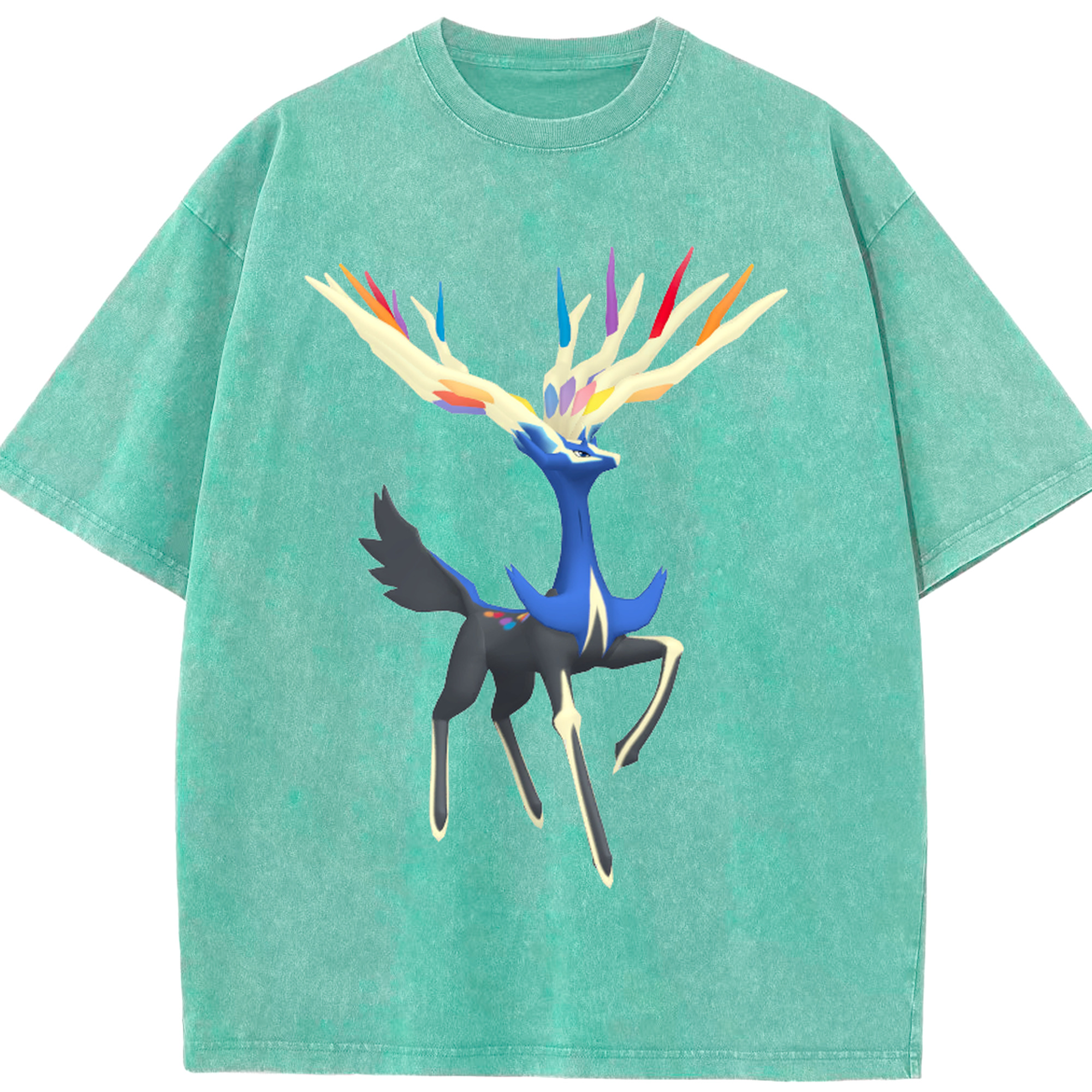 （画像用） ポケットモンスター Pokémon 綿100% ヴィンテージ風 半袖Tシャツ（フロントプリント）
